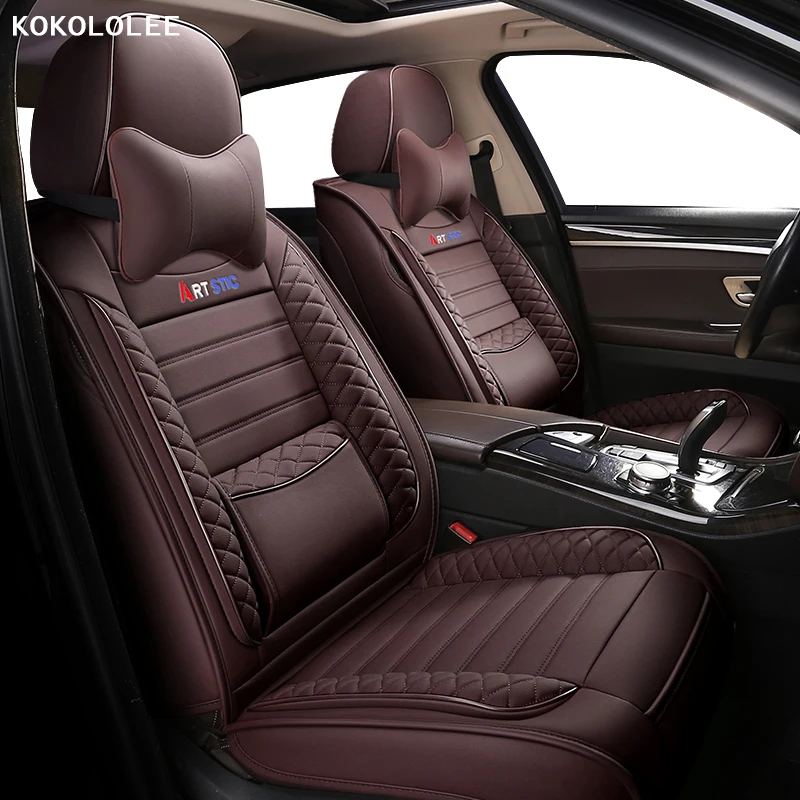 

kokololee car seat cover set For Audi a2 a3 a4 b6 b8 a6 a5 q7 q2 q3 q5 car cushion Car Seats Protector Auto Interior styling