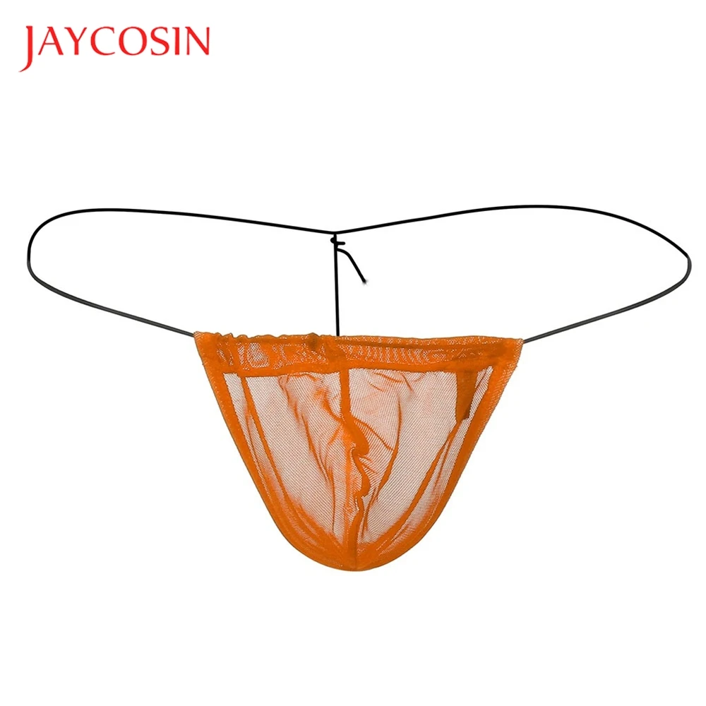 Трусы стринги JAYCOSIN мужские сетчатые модное пикантное мягкое нижнее белье