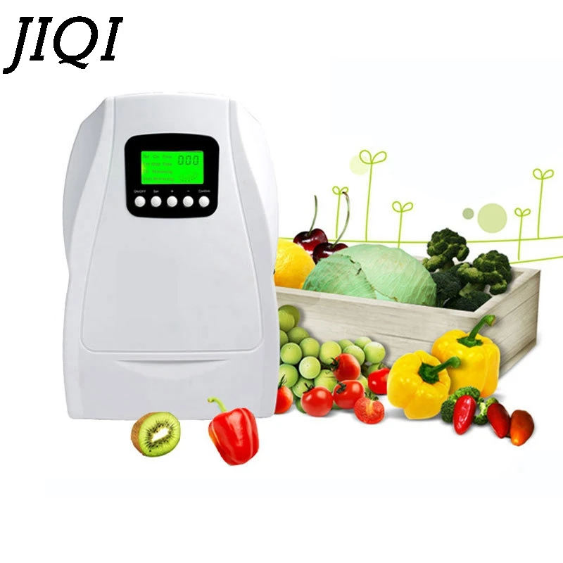 

JIQI Ozone water generator fruit vegetable Deodorizer Ionizer Sterilizer fresh Air Purifier Disinfector Timer Ozonator 110V 220V