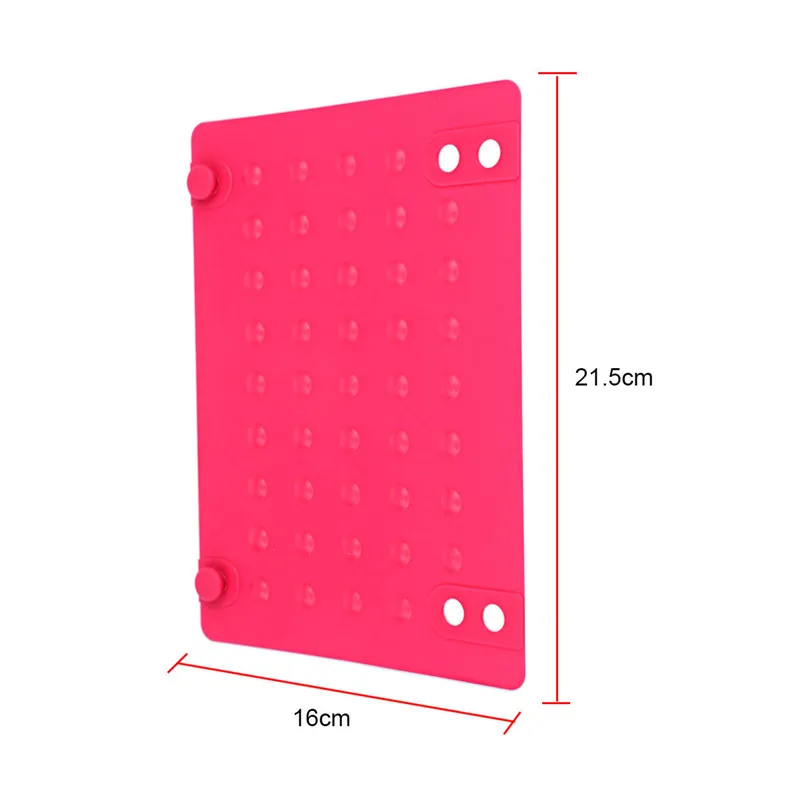 Складная термостойкие мягкие Нескользящие силиконовый коврик для укладки волос Инструмент Аксессуары Anti-тепла площадку тепла доказательство коврик p00