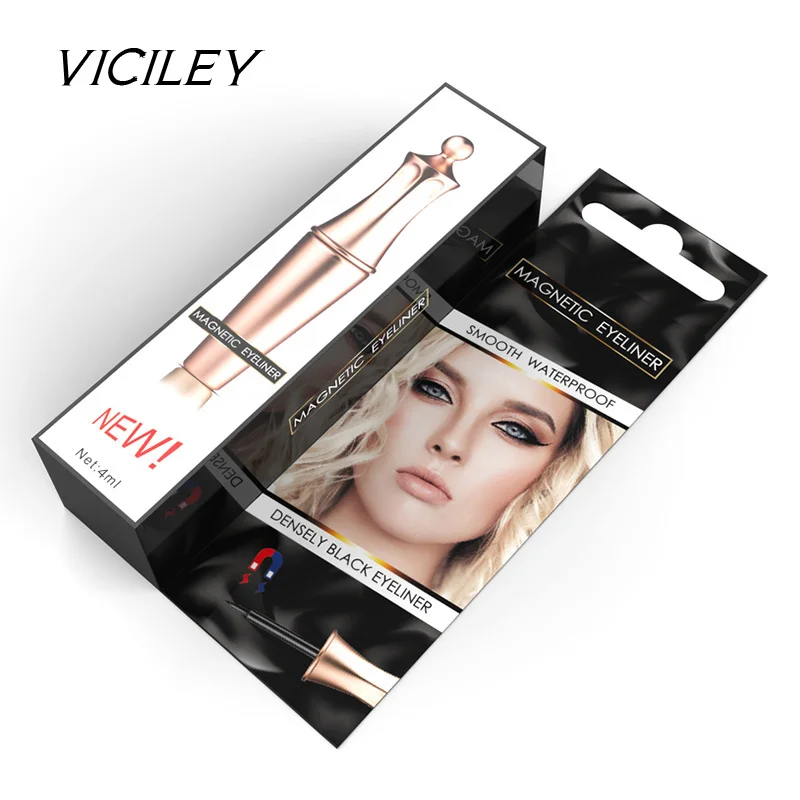 

VICILEY NEW Magnetic Liquid Eyeliner for Magnetic Eyelash Waterproof Sweat-proof Fast Drying Lasting Cosmetics Easy to Wear EL03