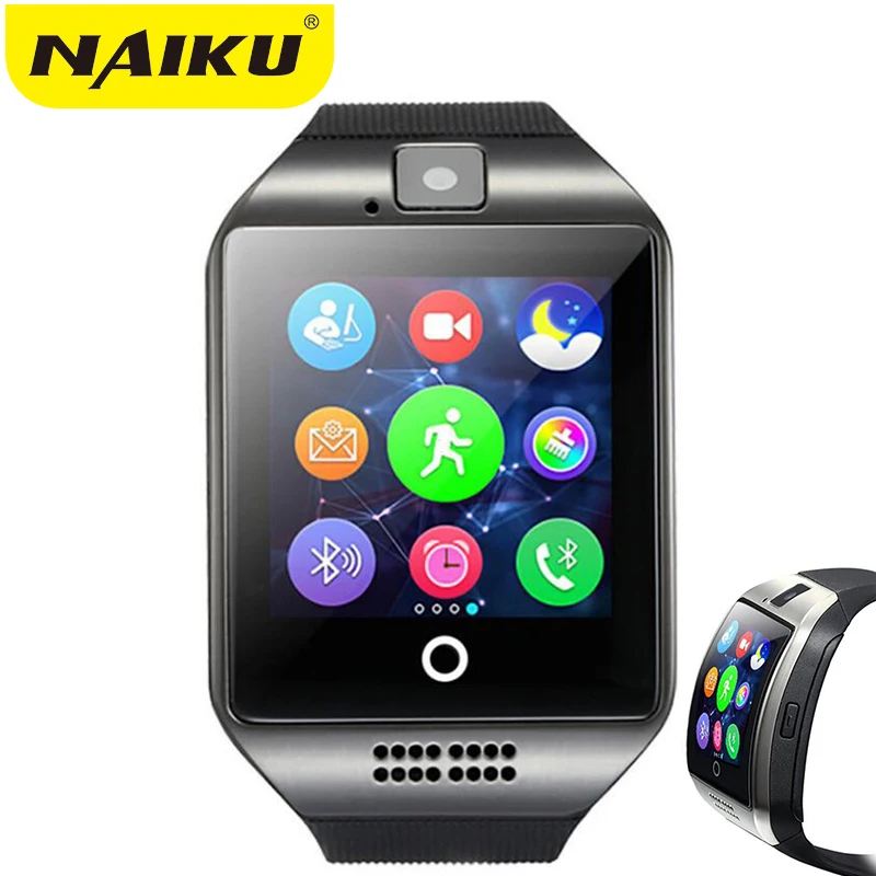 Naiku Bluetooth NK18 Смарт часы Relogio Android Smartwatch Телефонный звонок sim tf Камера для IOS iPhone samsung
