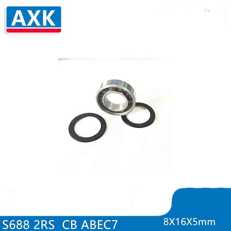 

Free Shipping For AMERICAN CLASSIC MAGNESIUM CLINCHER/MICRO 58 Front Hub 2PCS S688 2RS CB ABEC7 8X16X5mm