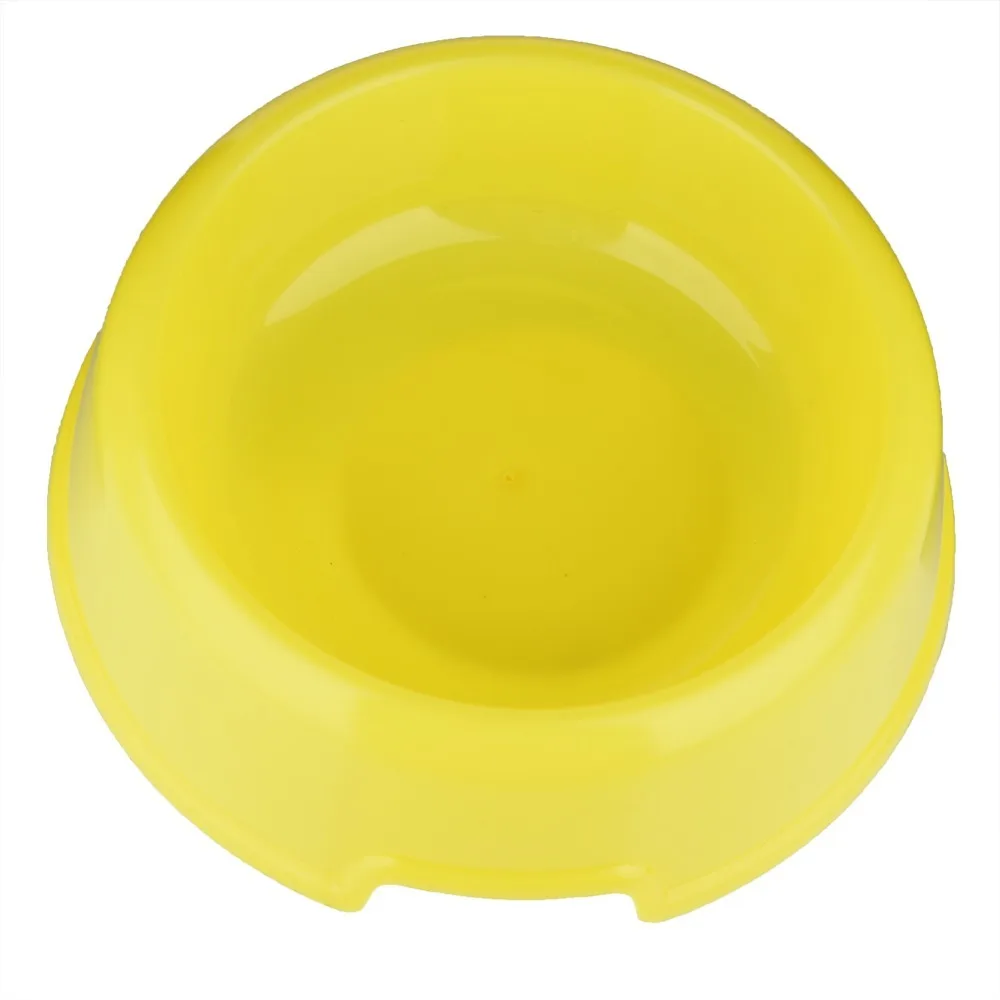 1 Pcs Dog Feeders Small Pet Plastic Bowl Feeding Water Travel Bowl