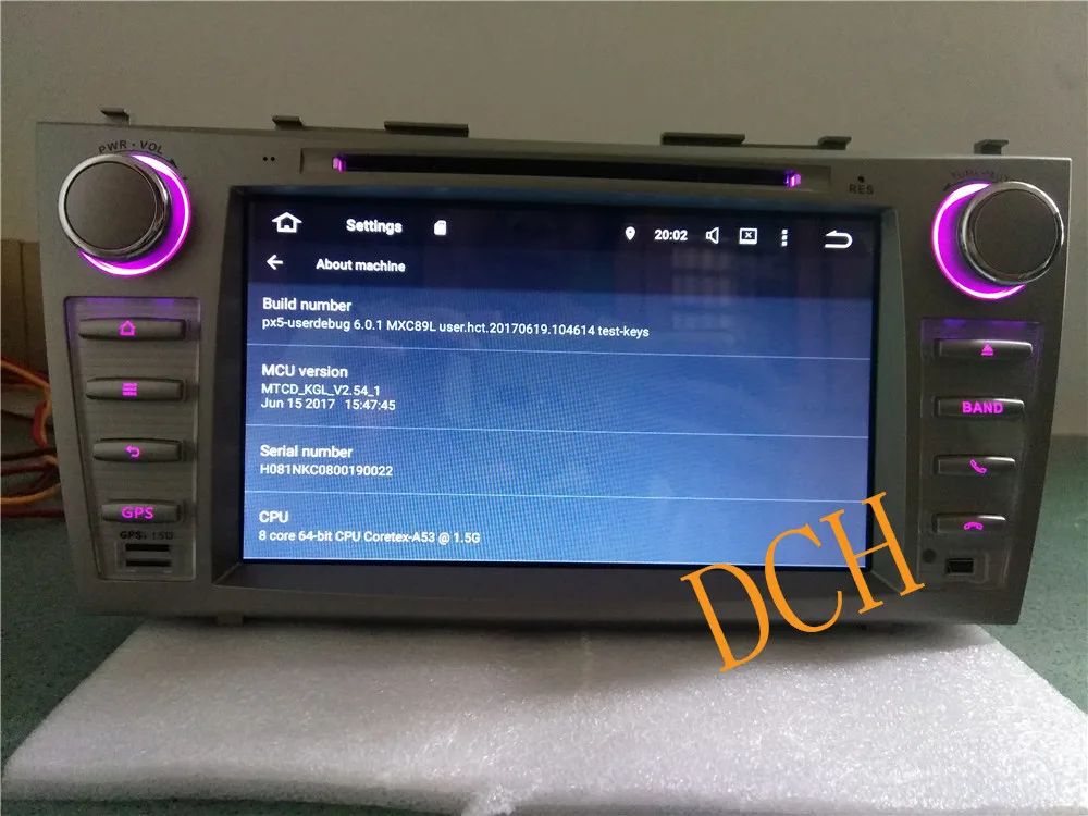 7 ''4 GB ram Android 8,0 7,1 автомобильный dvd-плеер для Toyota Camry Aurion 2006-2011 стерео радио-планшет PC gps навигация 4GB ram