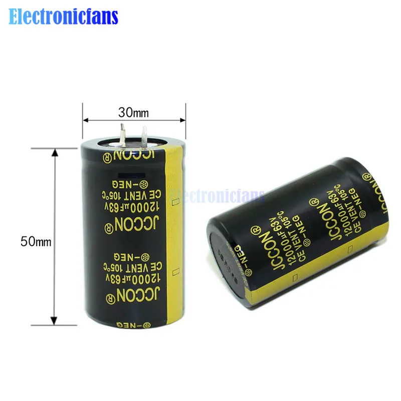 Diymore 63V 12000 мкФ 30x50мм алюминиевый электролитический конденсатор высокая частота