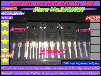 Aoweziic 2018+ 100% new imported original IRFP90N20DPBF IRFP90N20D IRFP90N20 FP90N20D TO247 field effect three pole 200V 94A 10pcs fgh40n60ufd fgh40n60 40n60 to247