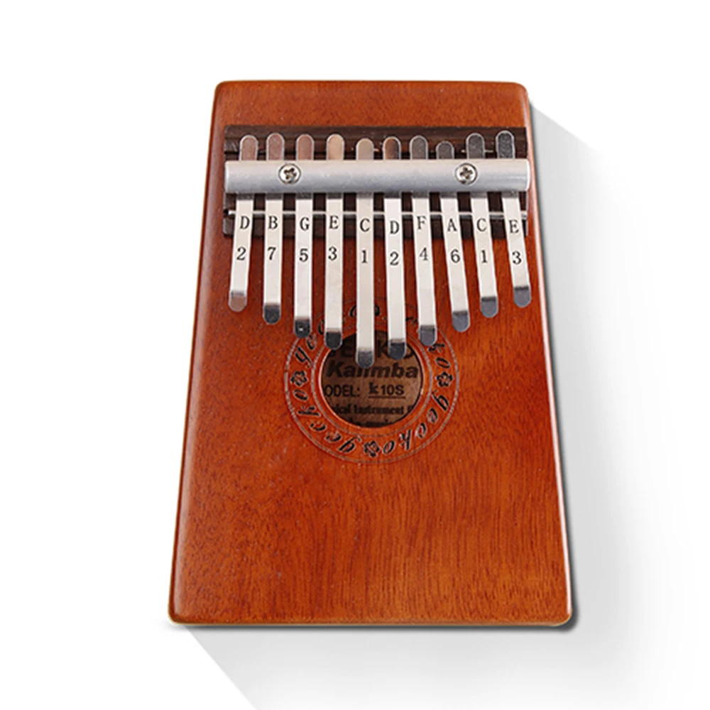 

GECKO 10 Keys K10S Kalimba Bubinga Thumb Piano Mbira Finger Percussion Coffee Mini Keyboard Music Instruments Kids Marimba Wood