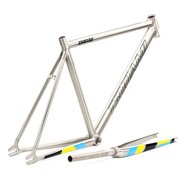 TSUNAMI Aluminum Fixed Gear Frame Fork Road Track 700c 50cm 52cm 54cm