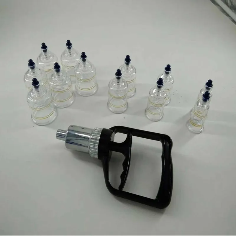 New 12pcs Suction Cups massage Cupping jars Acupunture Vacuum Cupping Set jar plastic vacuum therapy Massager cupping sucker New 12pcs Suction Cups massage Cupping jars Acupunture Vacuum Cupping Set jar plastic vacuum therapy Massager cupping sucker