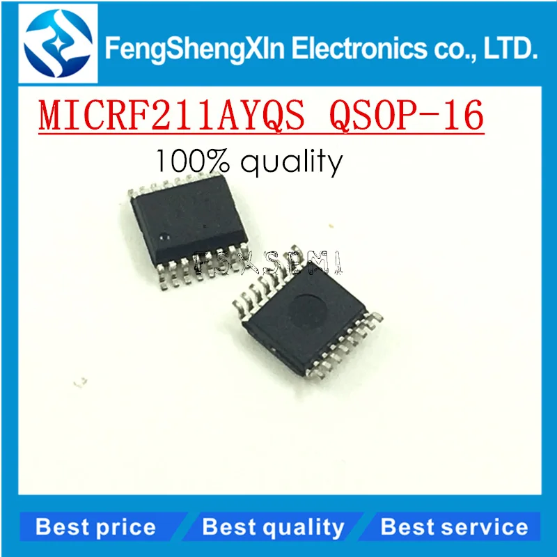 10 шт./лот Новинка 211AYQS MICRF211AYQS MICRF211 SSOP-16 3В QwikRadioR 433 92 МГц приемник микросхема |