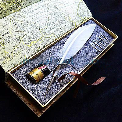 Индейка Ручка перьевая с подарочной коробкой