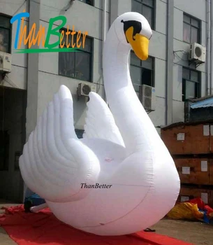 

3M custom giant inflatable swan model inflatable cartoon for advertising in party event