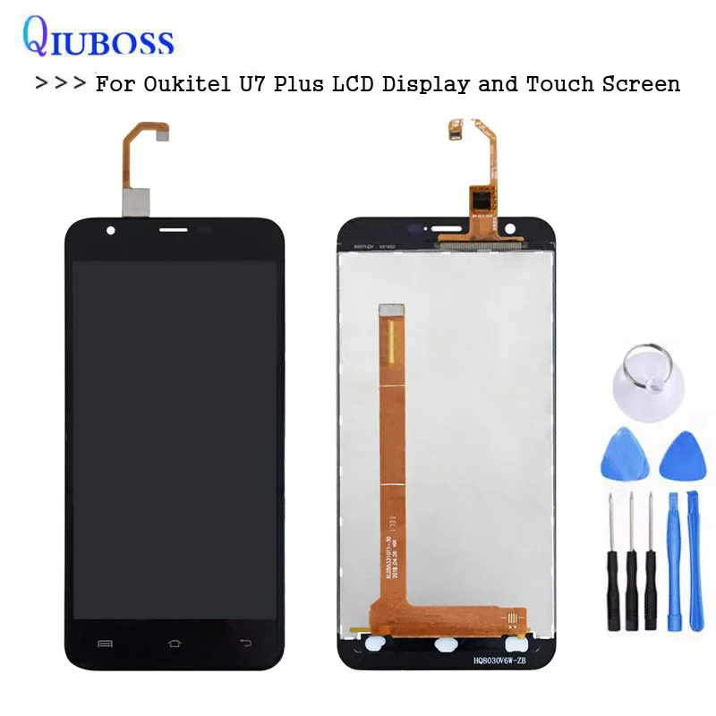 Для Oukitel U7 Plus ЖК-дисплей и сенсорный экран в сборе Аксессуары для мобильных