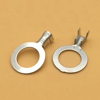 

12mm Car Connecting Terminal Circular Ring Ear Lug Cold Pressure Ground Strip Terminals 100pcs