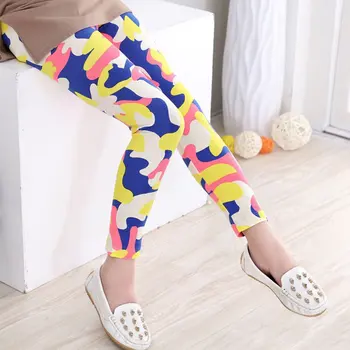 

Kids Leggings Baby Girl Leggings Flower Floral Printed Skinny Long Pants for 2-14Y Leggings Girl
