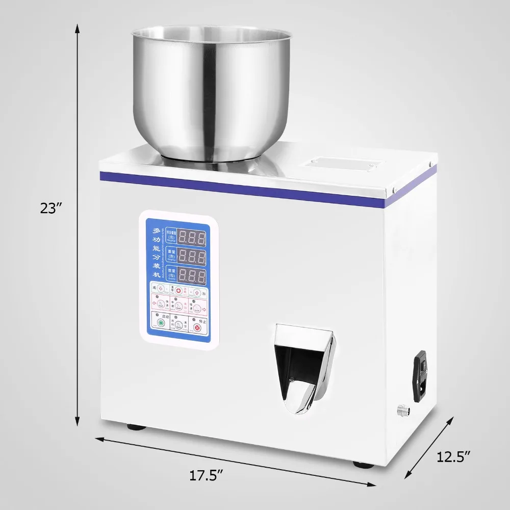 

EU FREE SHIPPING 100g Small Weighing Filling Device Automatic Particle Subpackage Machine
