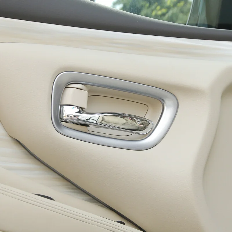 Для Nissan Murano аксессуары для автомобиля Стайлинг АБС пластик внутренняя дверная чаша защитная рамка накладка