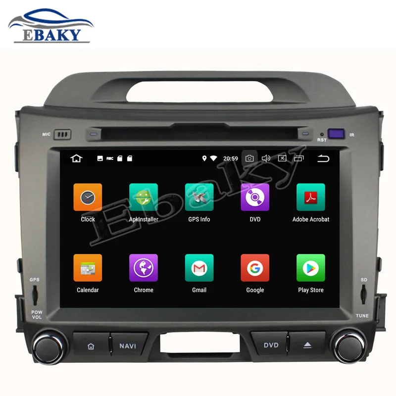 Top NaviTopia 8inch 4GB RAM 64GB ROM Octa Core Android 9.0 Car DVD Player For KIA SPORTAGE 2010 2011 2012/GPS 2