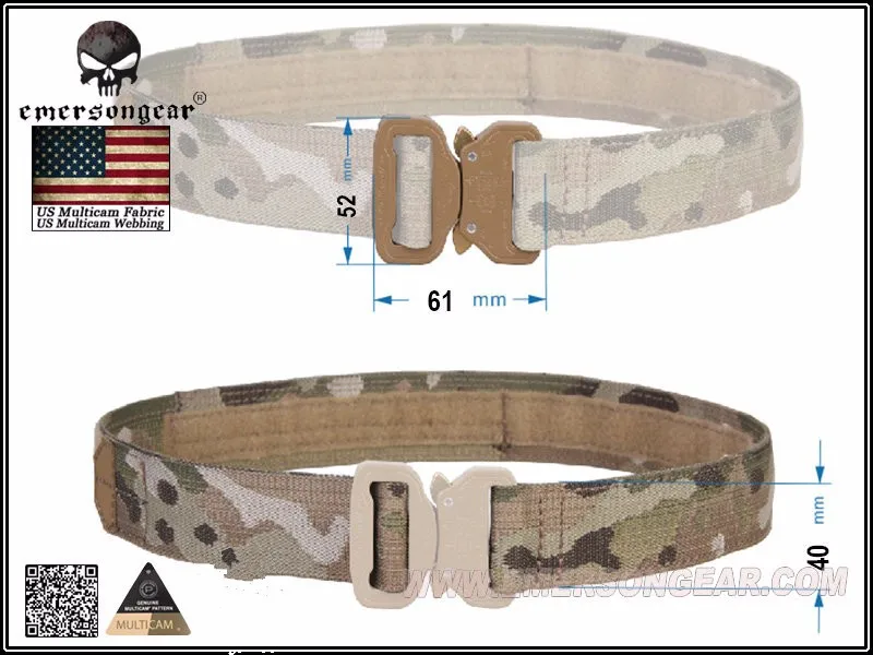 EmersonGear 1,5 дюймов пояс излишки тактический сверхмощный нейлон CO бюстгальтер Пряжка пистолет EDC ремень тактическая поддержка талии