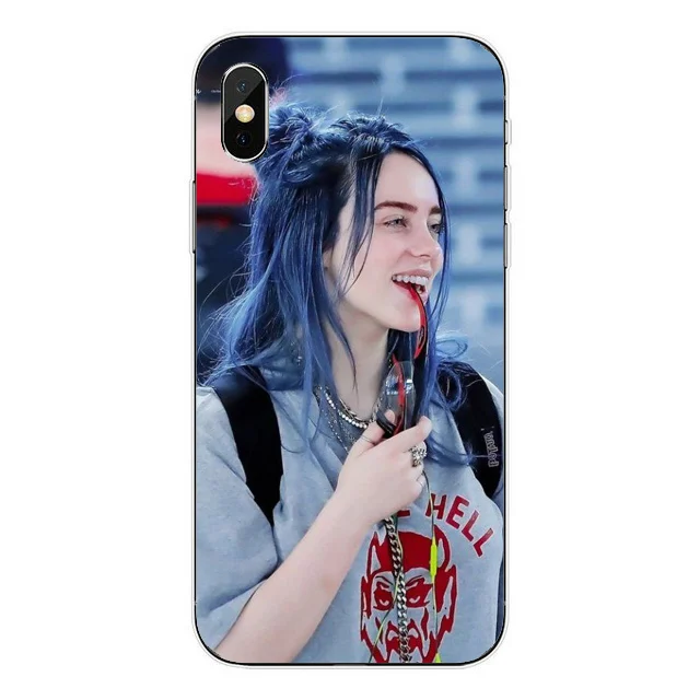 Прекрасный Billie Eilish Khalid Жесткий pc Пластиковый чехол для телефона чехол для iPhone 6 6S 7 8 Plus 5 5S SE X XS MAX XR силиконовый чехол - Цвет: Hard PC Billieeilish