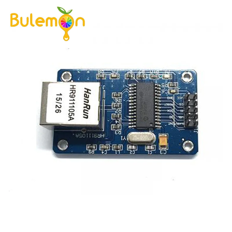 5PCS NEW MiNi ENC28J60 Ethernet LAN Network Module For Arduino SPI AVR PIC LPC