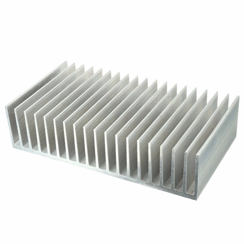 

1Pcs 182x100x45mm Aluminum Heat Sink Heat Sink For High Power LED Amplifier Transistor Cooler for Various Circuit Board