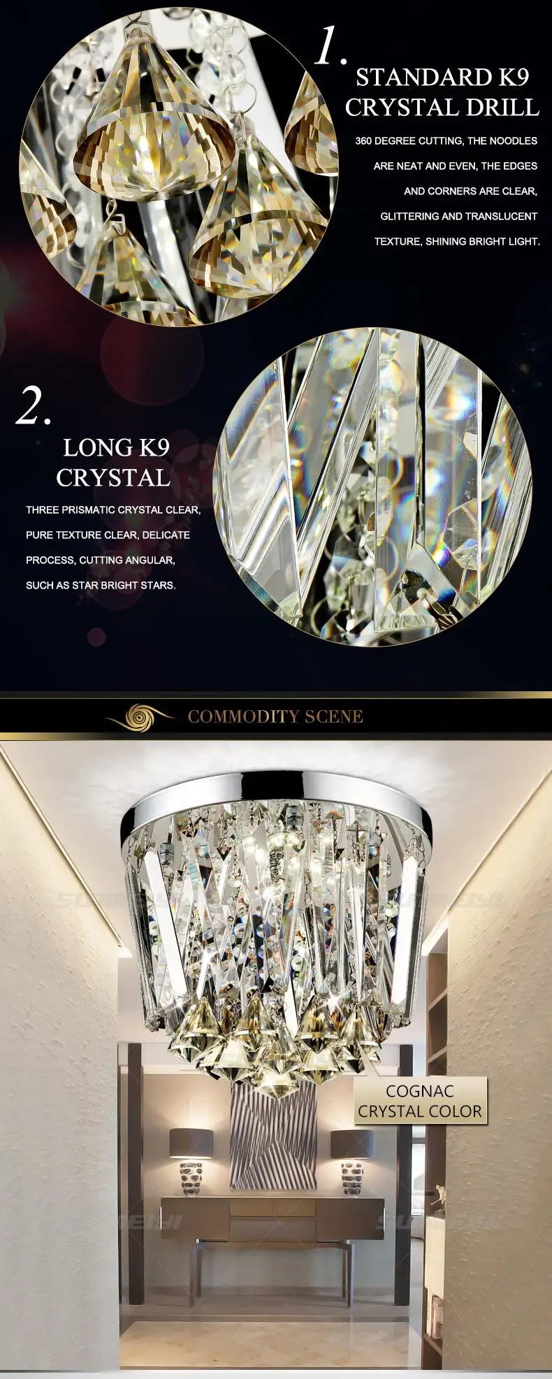 Crystal Ceiling Lights 02