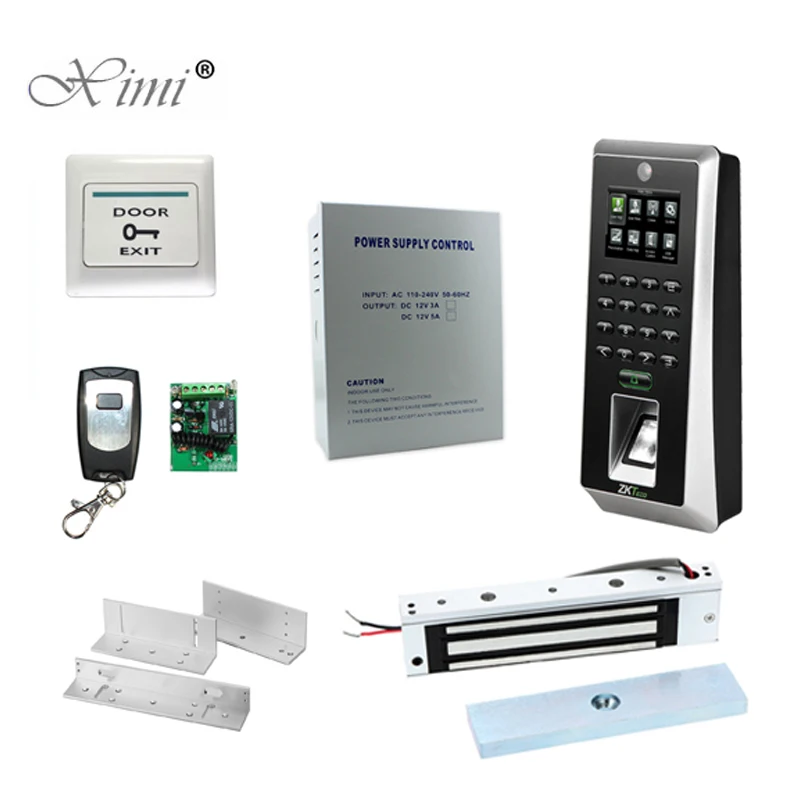 

ZK F21 Fingerprint Door Access Control System With Camera Optional RFID Card Reader DIY Biometric Fingerprint Access Controller