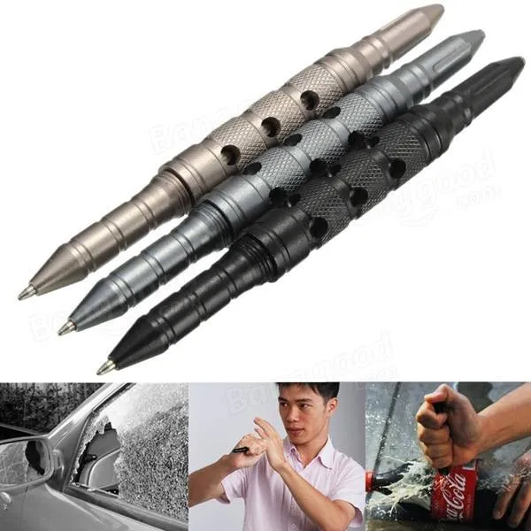 

Self Defense Tactical Survival Pen Portable Multi-fonction Camping Tool Aviation Aluminum LBA