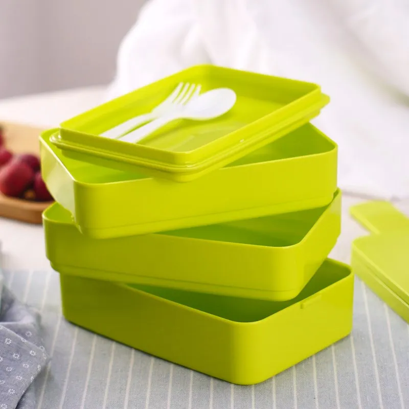 TUUTH Healthy Portable Lunch Box Multi-layer Microwave Heating Bento Boxes High Capacity Food Container Dinner Lunchbox Cutlery17