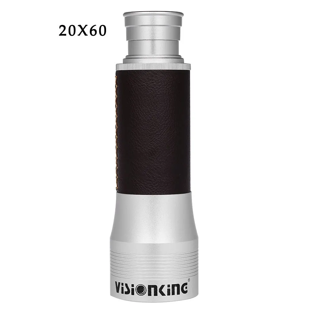 Visionking 20x50 Zoom HD оптический Монокуляр складной карманный Монокуляр телескоп дорожные прицелы с сумкой для путешествий и охоты - Цвет: 20X60