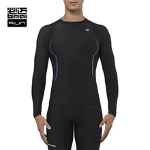BMAI Man&Woman Compression Shirt Running Tights Fitness Long Sleeve Outdoor Moisture Quick Dry Elastic Tops#Lovers