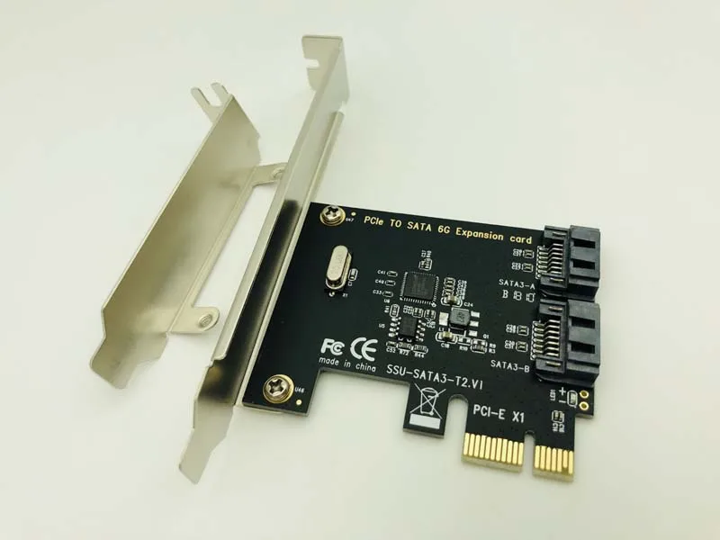 H1111Z добавьте карты PCI E SATA 1X 4X 8X 16X Express к 3 0 2 порта III 6 Гбит/с плата адаптера