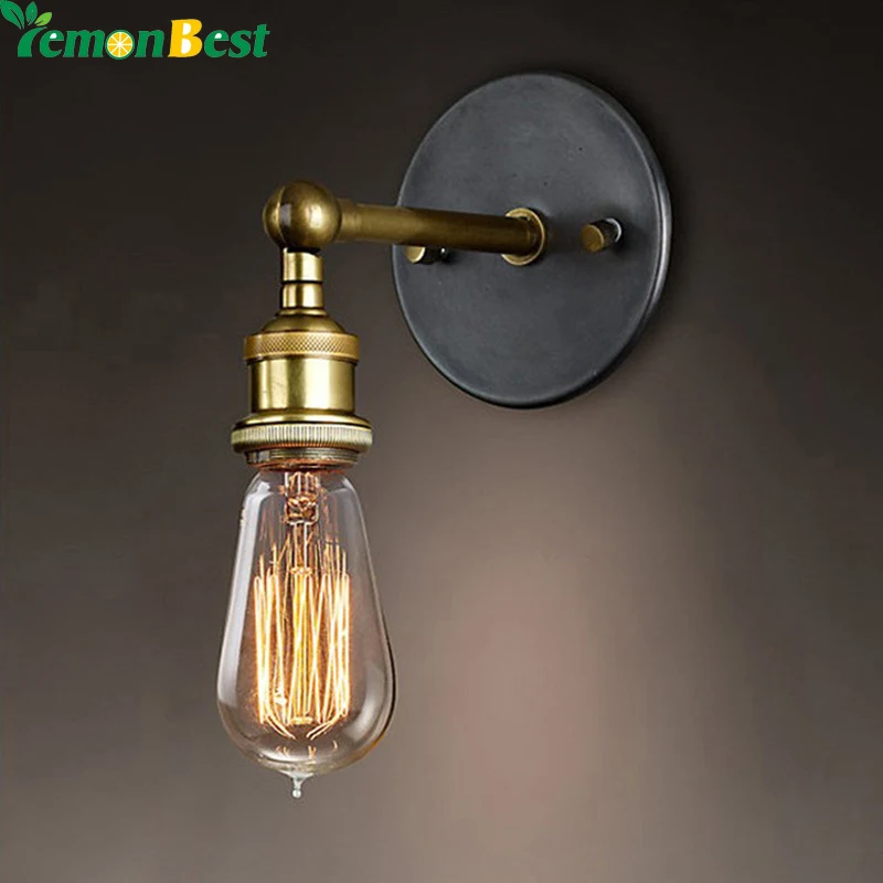 Adjule Vintage Industriial Metal Wall Light Sconce Lamp Metal Wall Light Sconce Lamp