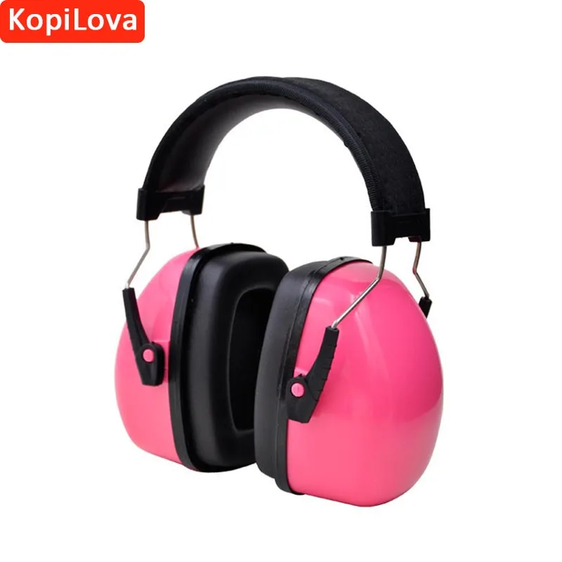 

KopiLova 10pcs Pink Noise Reducing Ear Muffs Personalized Hearing Protective Soundproof Earmuff for Shooting Hunting Sleeping