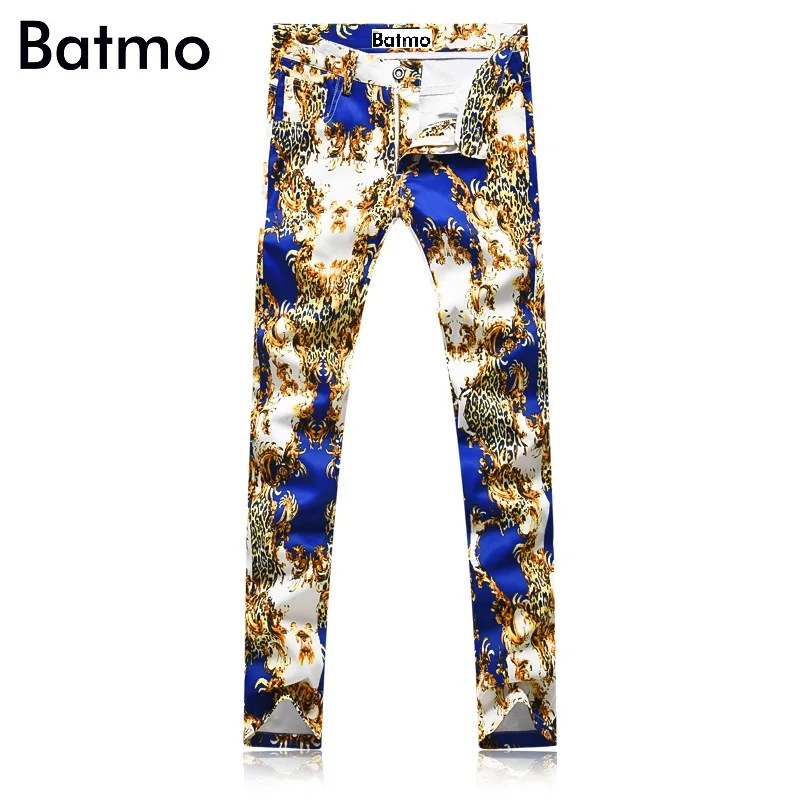 

Batmo 2019 new Men casual Jeans,Famous Brand Fashion Designer Denim Jeans Men,plus-size 28-38,Hot Sale jeans,print pencil pant