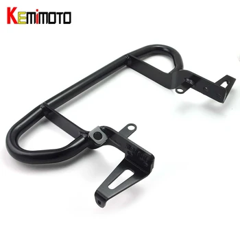 

KEMiMOTO for Yamaha YFZ450R YFZ 450R 2009-2017 Rear Bumper Aluminum Black Wide Grab Bar Pessanger Handle bar Rack Goods Shelf