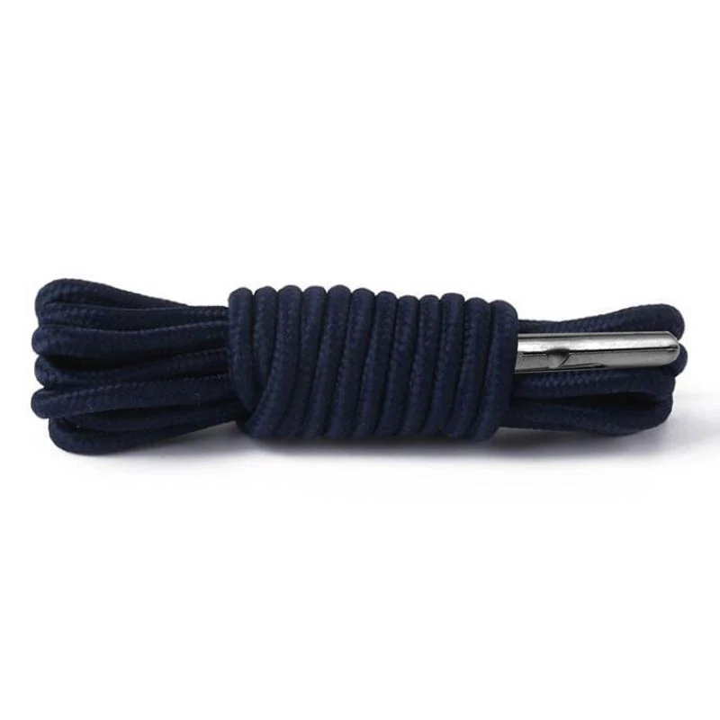 1 Pair Thick Round Lace Tooling Boots Mens Womens Climbing Sports Shoes High Outdoor Basketball Rope Shoes High-grade Metal Head