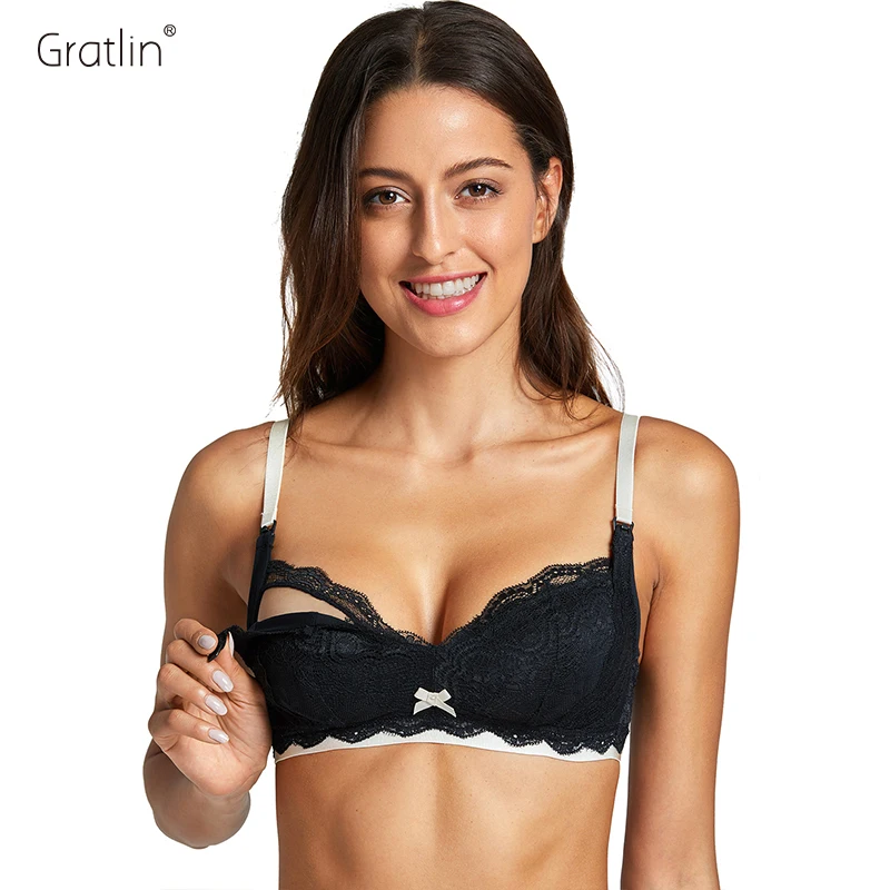 Underwear Maternity-Nursing-Bra Breastfeeding GRATLIN Pregnant-Women Wireless 