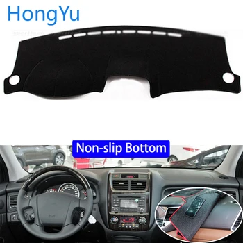

For Kia Sportage 2007 - 2016 Car Styling Non-Slip Bottom Covers Dashmat Dash Mat Sun Shade Dashboard Cover Capter
