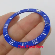 39,9 мм Высококачественная Синяя Керамическая Безель белые метки для морских мужских часов Be20