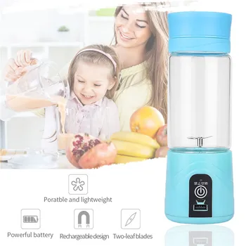 

USB Charging Electric Juicer Cup Vegetables Fruits Juicer Safe Rechargeable Juice Squeezer Camping Milkshake Solid Food Maker 31