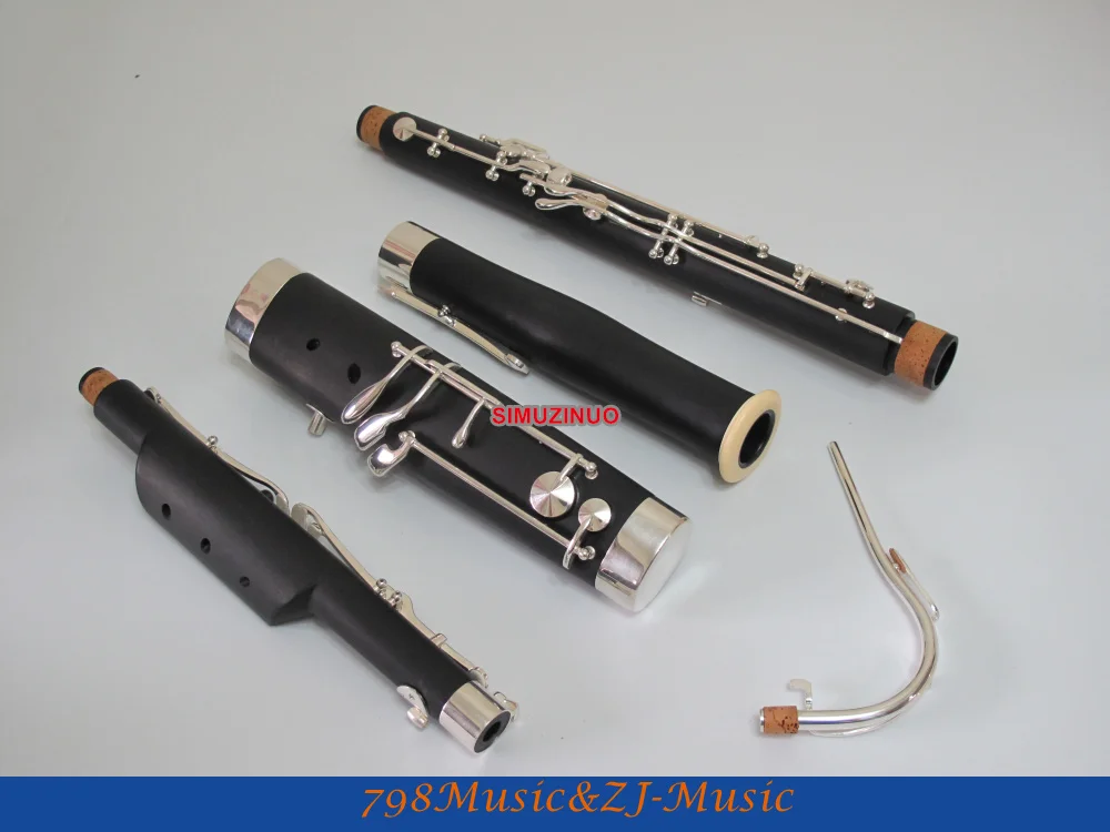 Высококачественный чехол с изображением бакелита Eb Bassoon cupronickel bocals серебряный