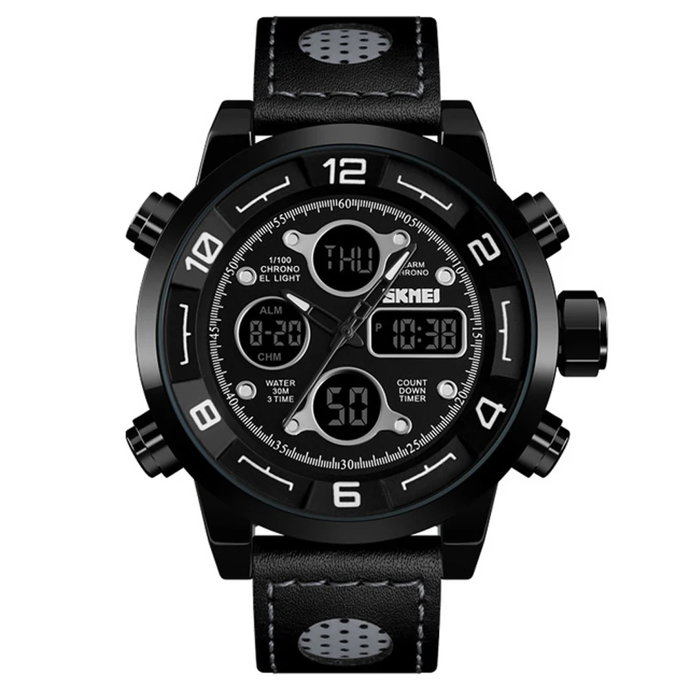 

SKMEI New Men Watch Luxury Sports Military Quartz Clock Male Waterproof Analog Digital Mens Watches Relogio Masculino 1371 zk20