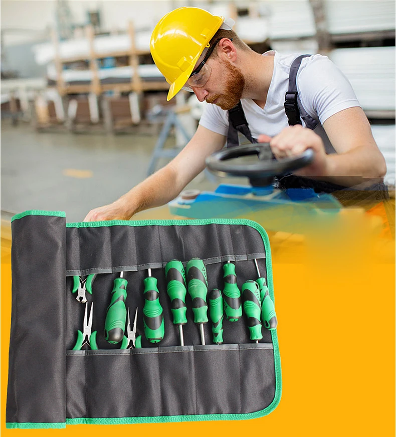 LAOA 600D ткань Оксфорд складная сумка для инструментов переносные отвертки инструментарий износостойкость непромокаемые мини-клещи