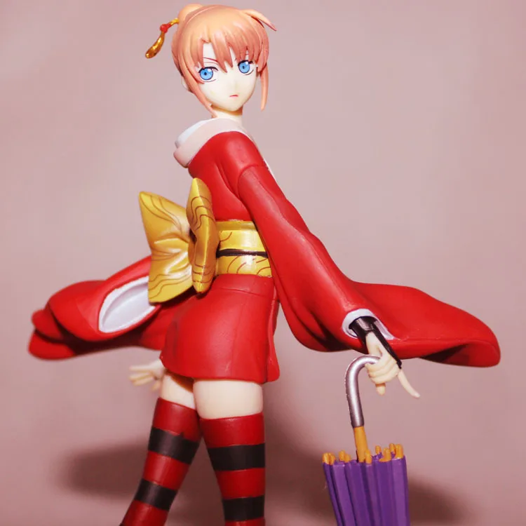 Новинка; Лидер продаж; 19 см; GINTAMA Kagura leader; фигурка героя; Коллекция игрушек; кукла; Рождественская игрушка; без коробки