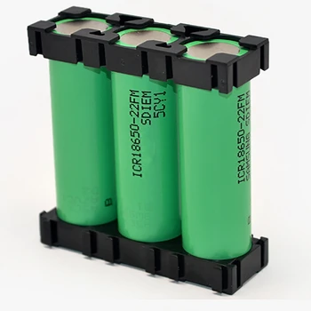 

1000pcs/lot ABS Material 3P 18650 cylindrical batteries bracket for assembly 18650 cell battery packs--- Black color