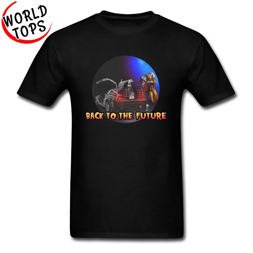 

Back To The Future Time Machine Traveller Tshirt Car Space New Tshirts Thanksgiving Day O Neck Cotton Men T Shirts Oversized