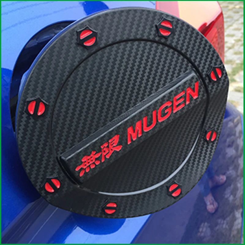 Car styling ABS Fuel Tank Cover Trim For Honda Fit Jazz 2014 2015 2016